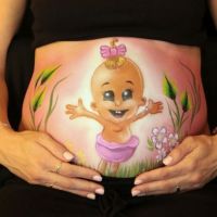 Pregnant-Belly-Painting-Bamba