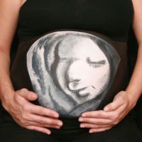 Pregnant-Belly-Painting-Ultrasound